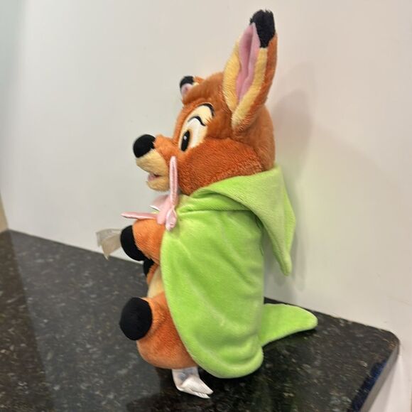 Disney Baby Bambi Plush With Plush Leaf Swaddle Blanket  11” - Picture 3 of 12